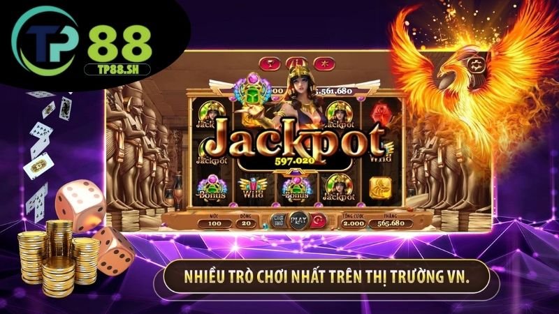 Nổ hũ jackpot lớn TP88 - Trúng thưởng tiền tỷ cực dễ 6 Ưu điểm khi quay hũ tại TP88